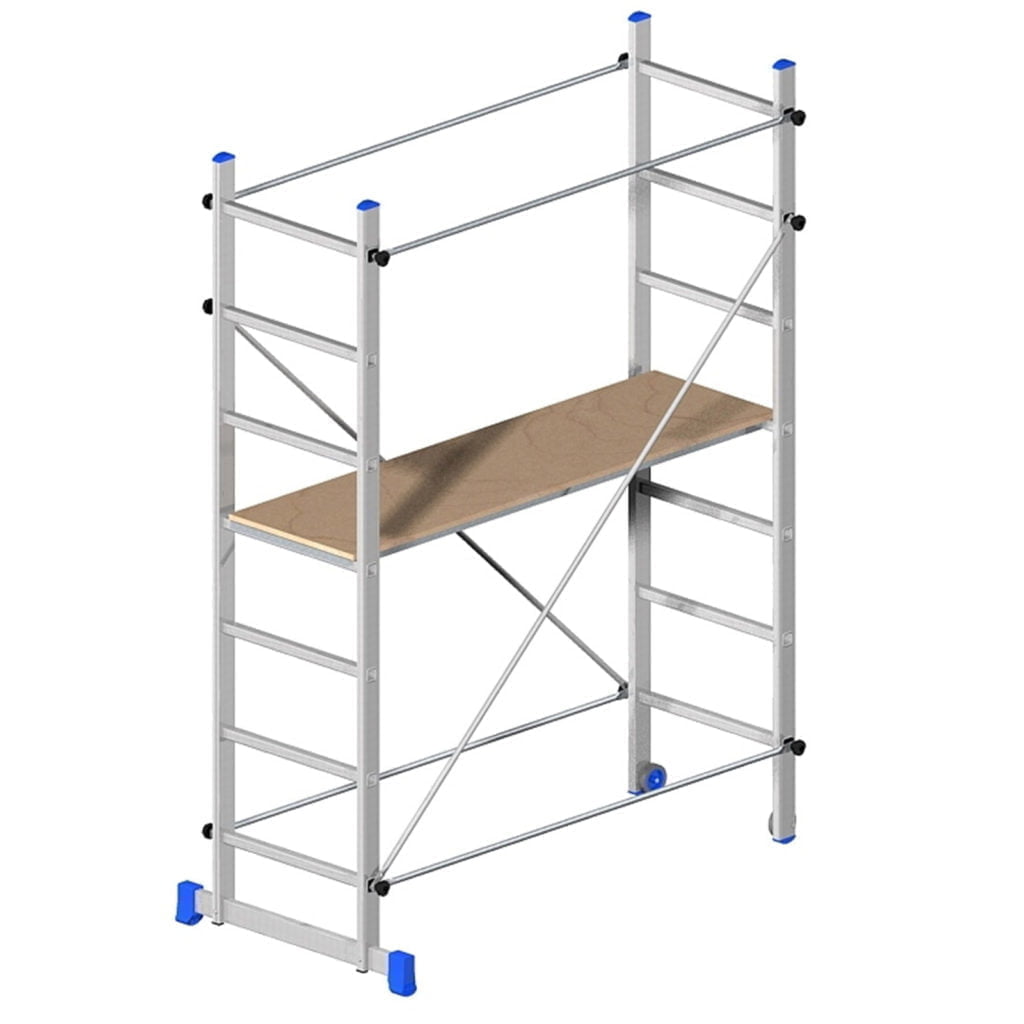Marchetti Superminio Trabattello in alluminio montaggio rapido 2,10 metri Brico Sky