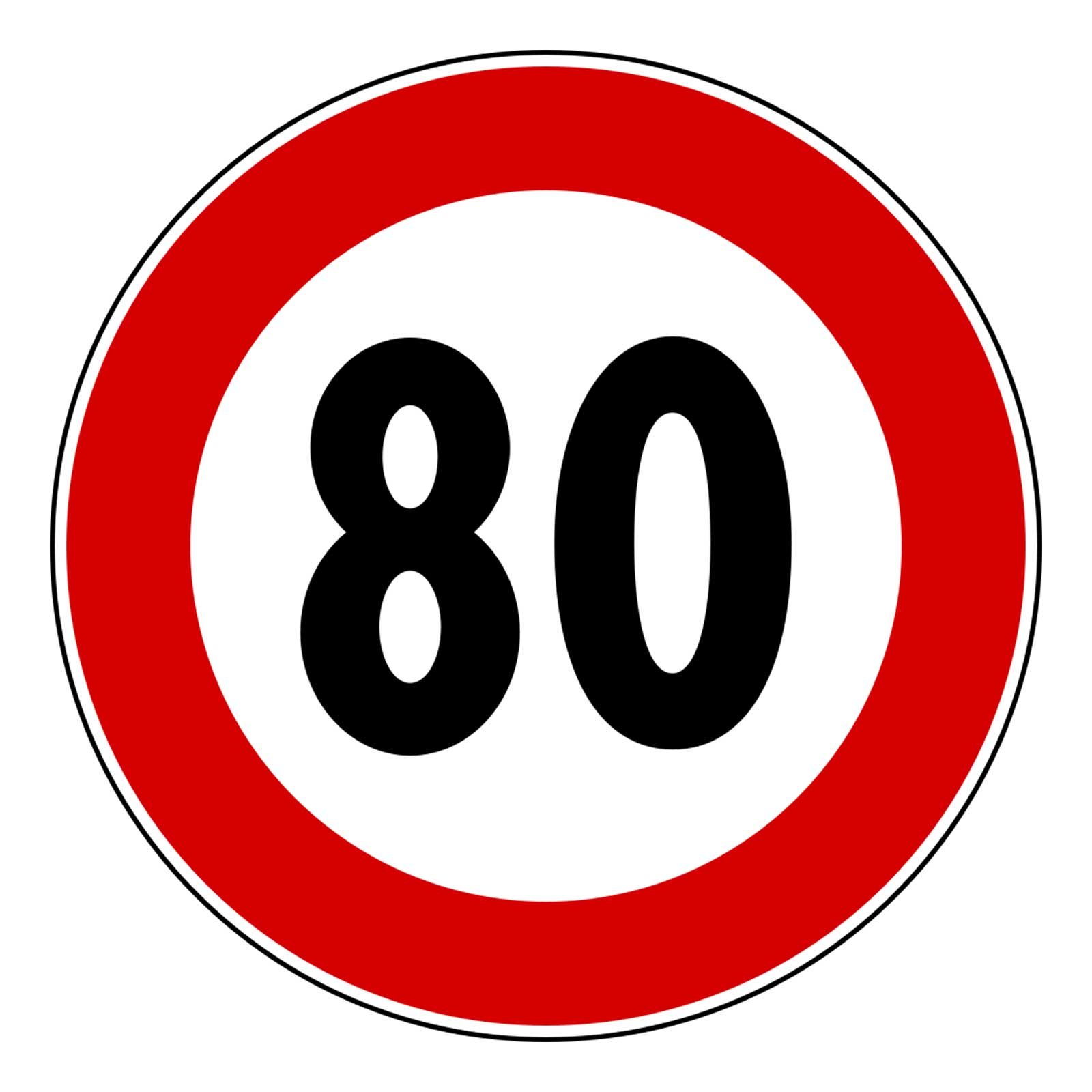 Segnale limite di velocità 60 km/h cartello stradale 90 cm Brico Sky Segnale limite di velocità 60 km/h cartello stradale 90 cm Brico Sky