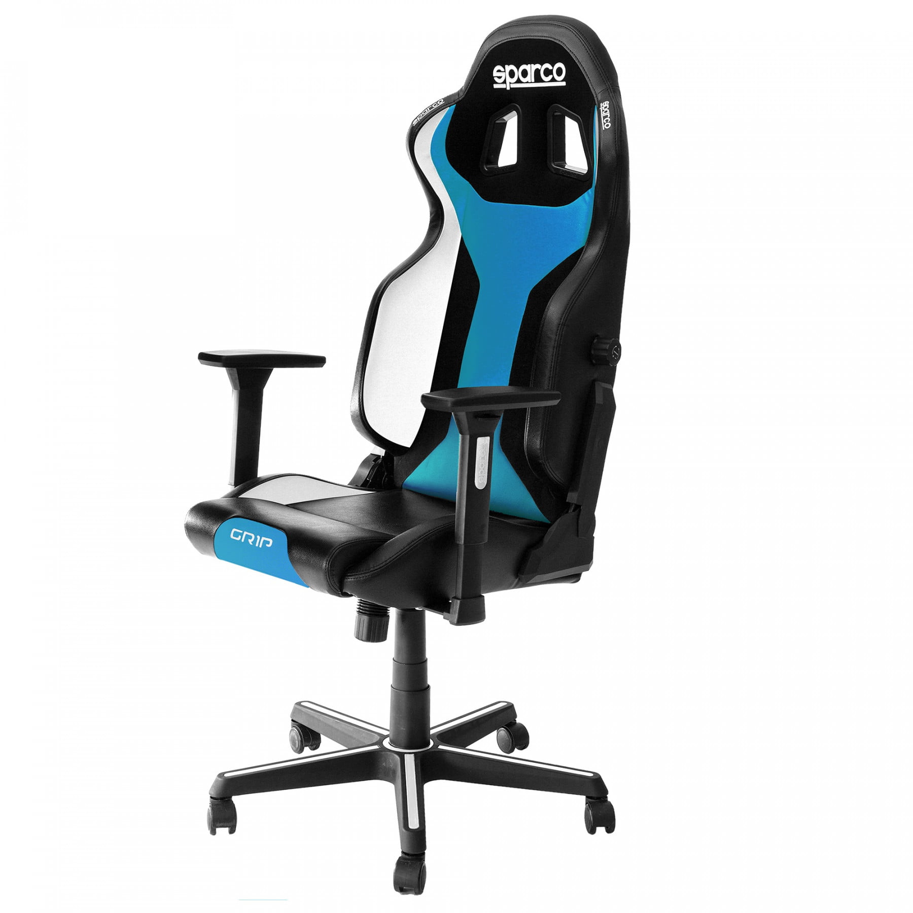 00989SKY_NRCE_01 Sedia da gaming Sparco Grip Sky nero celeste