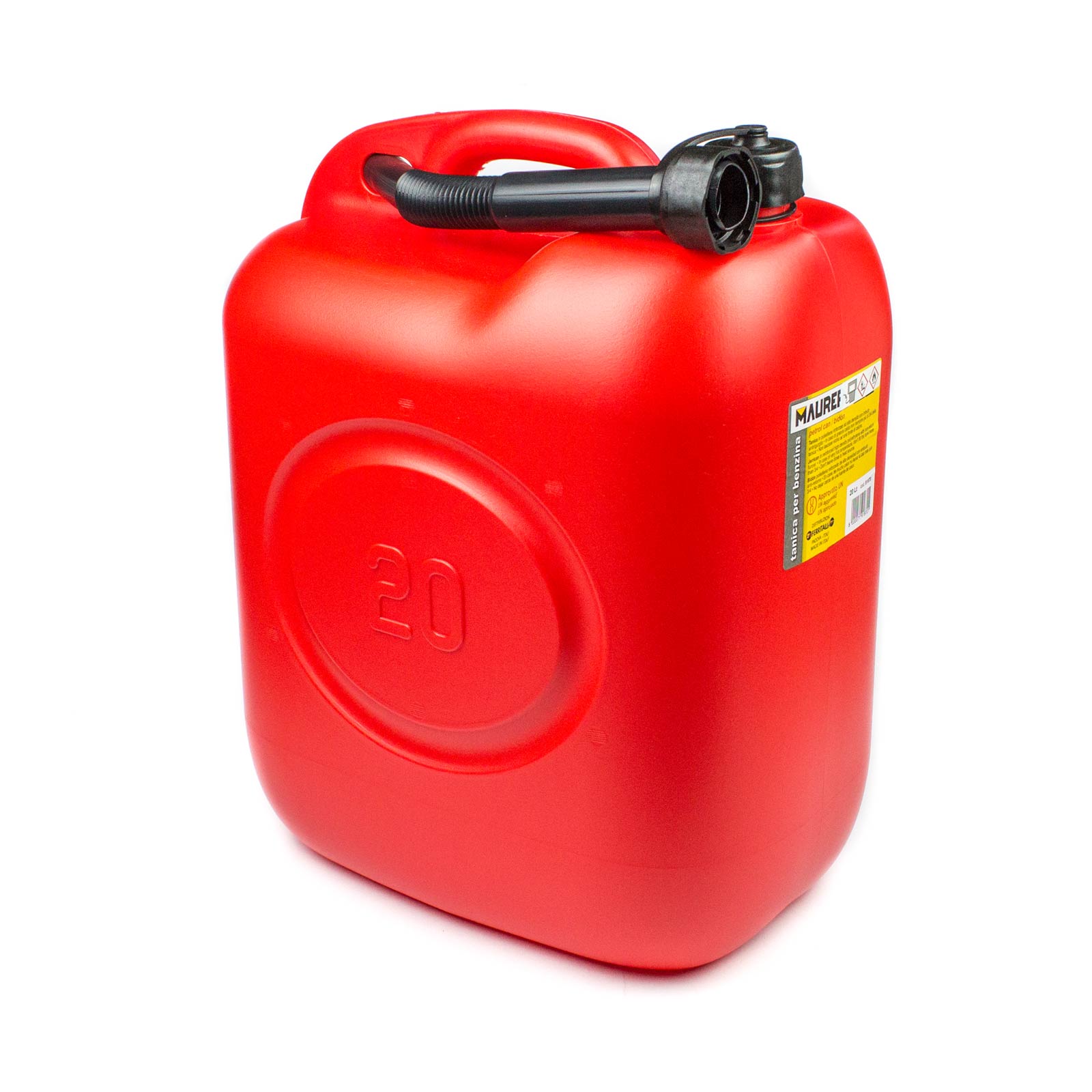 tanica-20-litri Tanica Carburante omologata con beccuccio 20 Litri Maurer