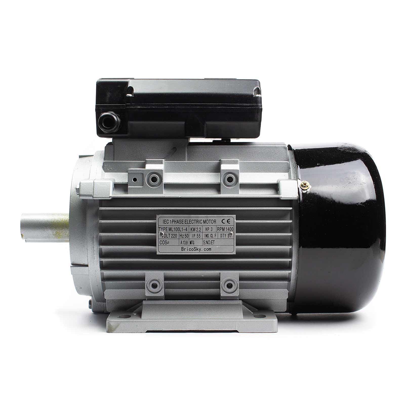 Motore-elettrico-monofase-ML100L1-4-su-basamento-3-HP-2,2-Kw-1450-Giri-220-V Motore-elettrico-monofase-ML100L1-4-su-basamento-3-HP-2,2-Kw-1450-Giri