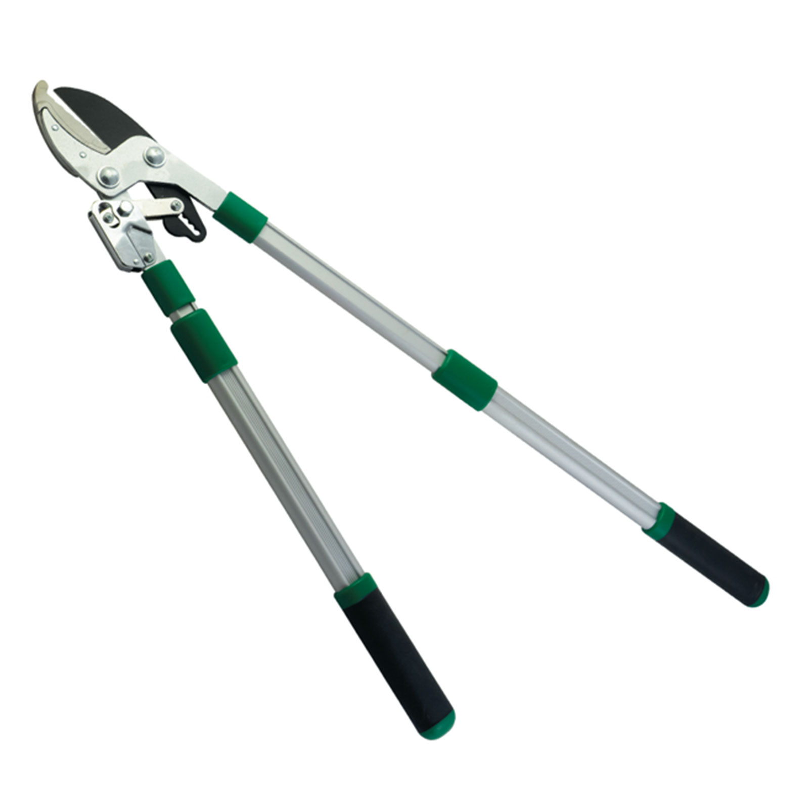 Troncarami-a-cricchetto-con-manici-in-alluminio-telescopici-Papillon Troncarami a cricchetto con manici in alluminio telescopici Papillon