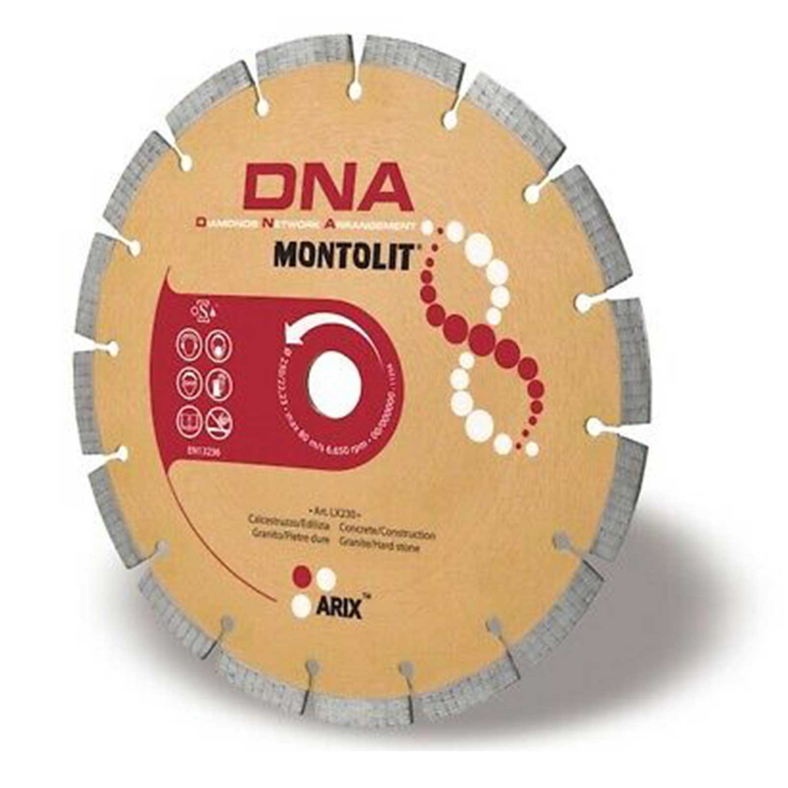 Disco-diamantato-DNA-LASER-diametro-250-Montolit Disco diamantato DNA LASER diametro 250 Montolit