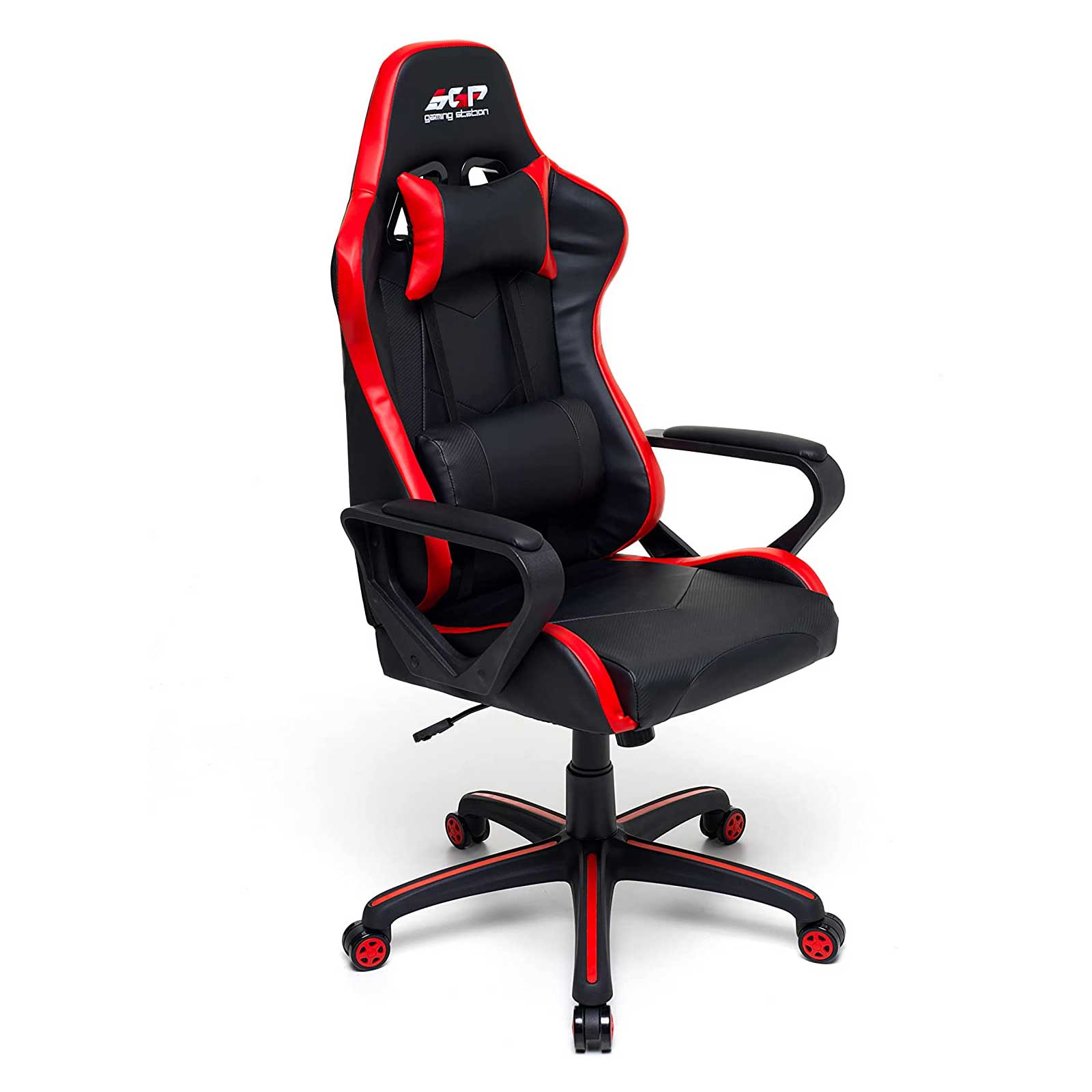 Poltrona-da-gaming-professionale-basculante-colore-rosso-e-nero-My-Office-lato Poltrona da gaming professionale basculante colore rosso e nero My Office