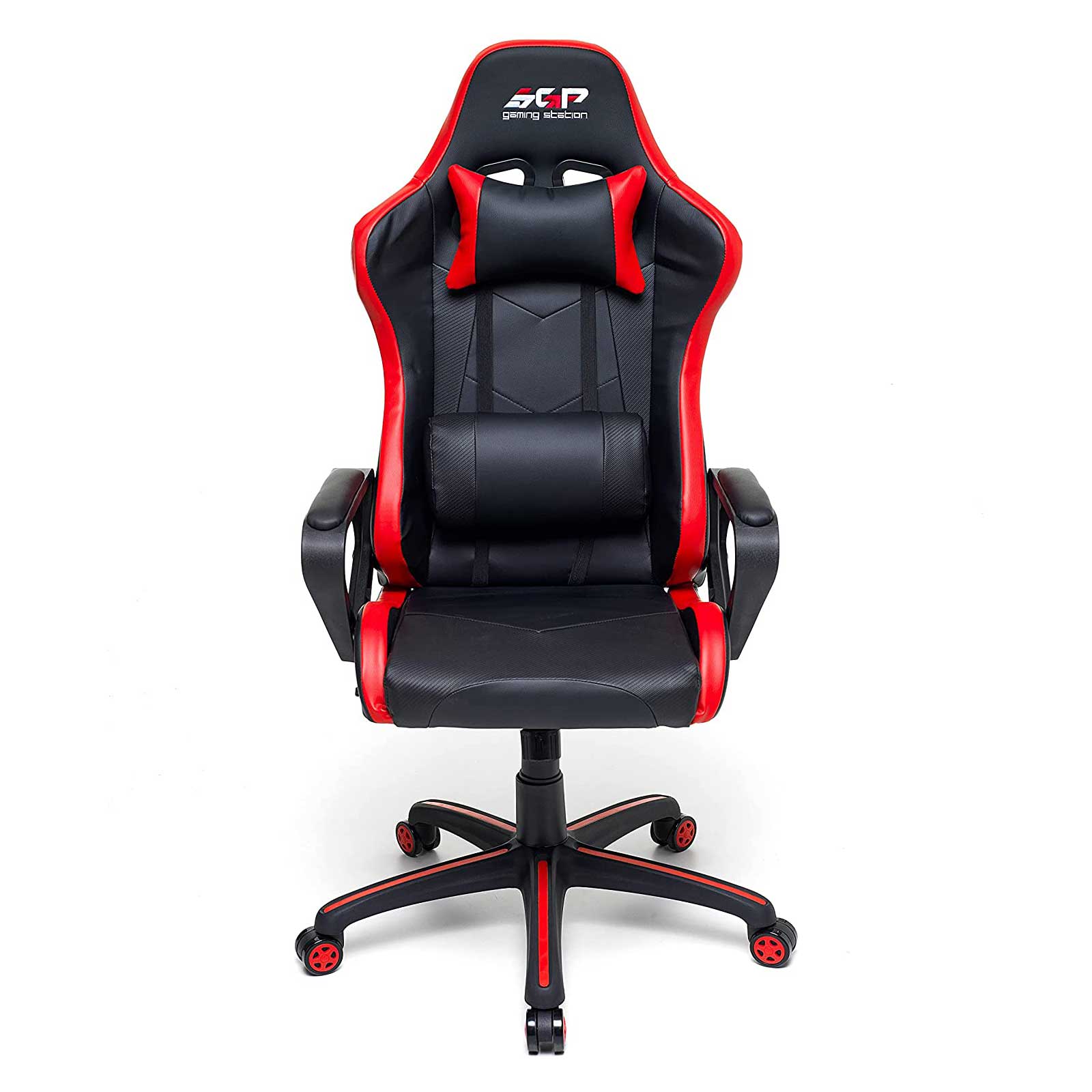 Poltrona-da-gaming-professionale-basculante-colore-rosso-e-nero-My-Office Poltrona da gaming professionale basculante colore rosso e nero My Office