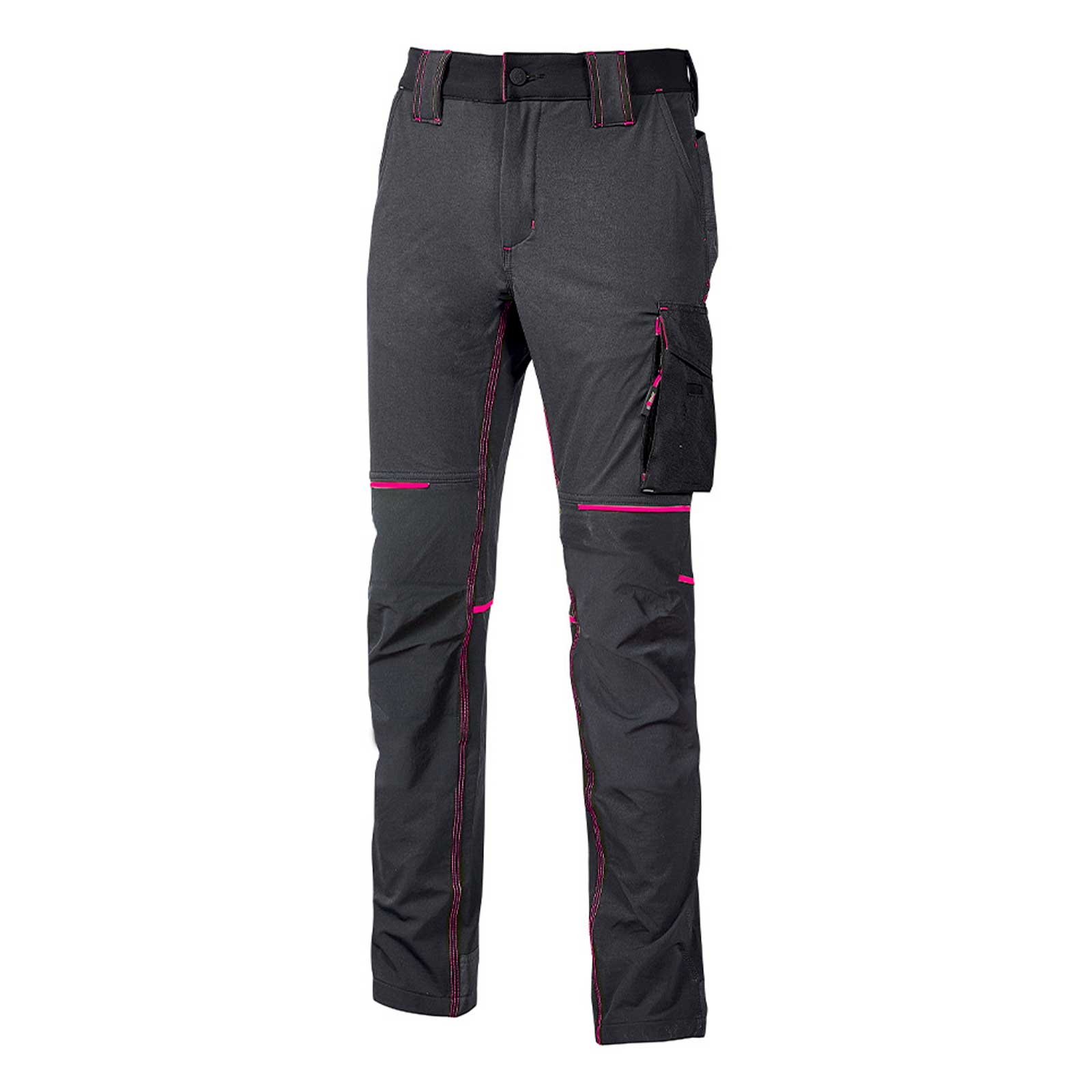 Pantalone-da-lavoro-estivo-donna-in-tessuto-elastico-Grigio-e-Fucsia-World-Lady-U-Power-principale Pantalone da lavoro estivo donna in tessuto elastico Grigio e Fucsia World Lady U-Power
