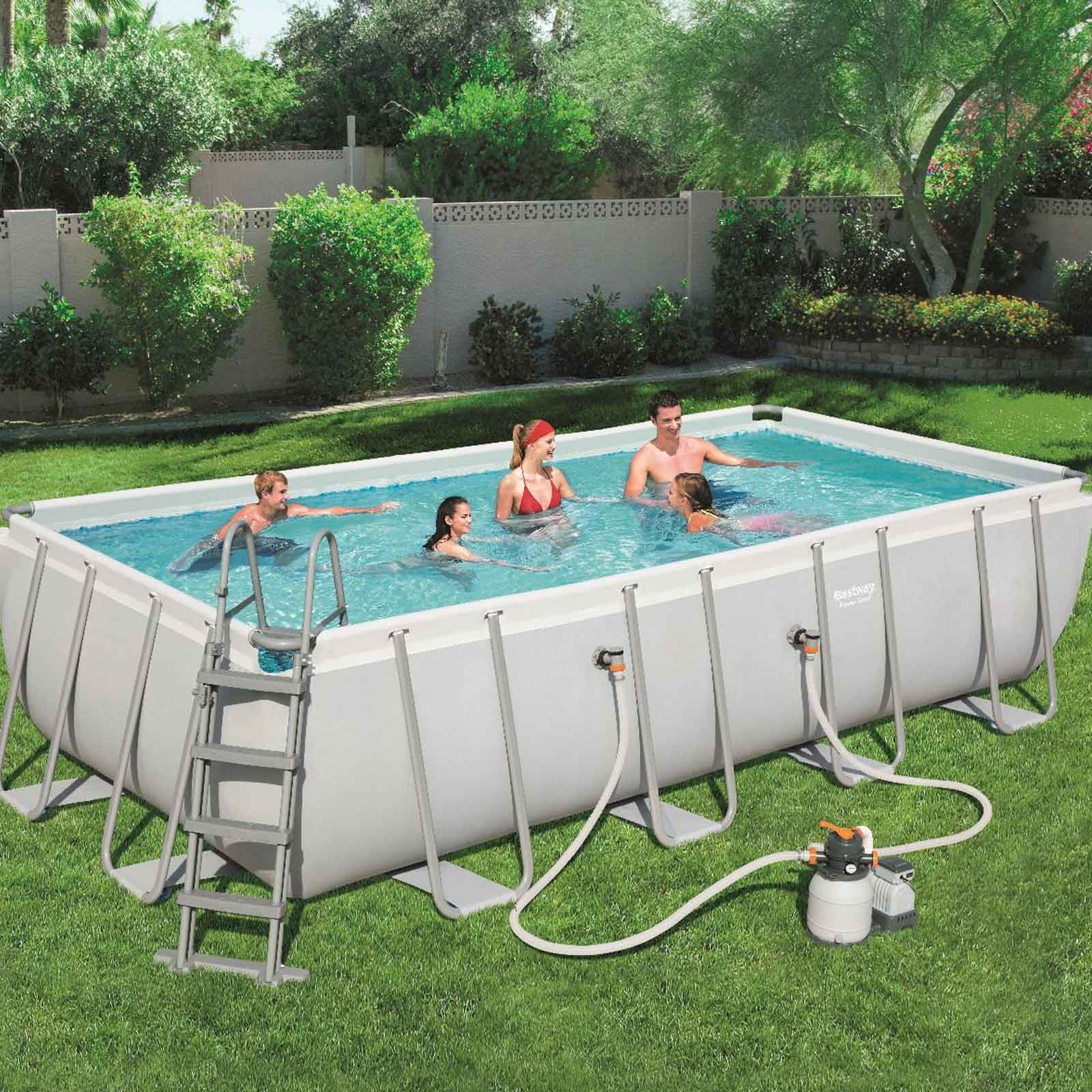 Piscina-rettangolare-in-acciaio-549X274X122-cm-Bestway-Power-Steel-56466-ambient Piscina rettangolare in acciaio 549X274X122 cm Bestway Power Steel 56466