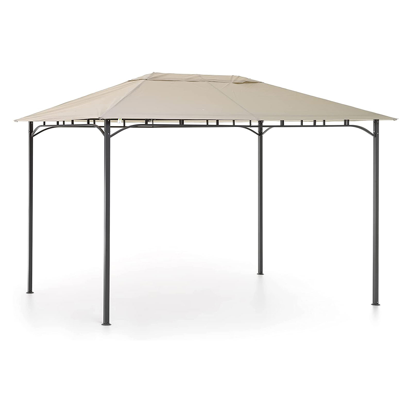 Gazebo-in-ferro-Rodi-3x2-m-beige-My-Garden Gazebo in ferro Rodi 3x2 m beige My Garden