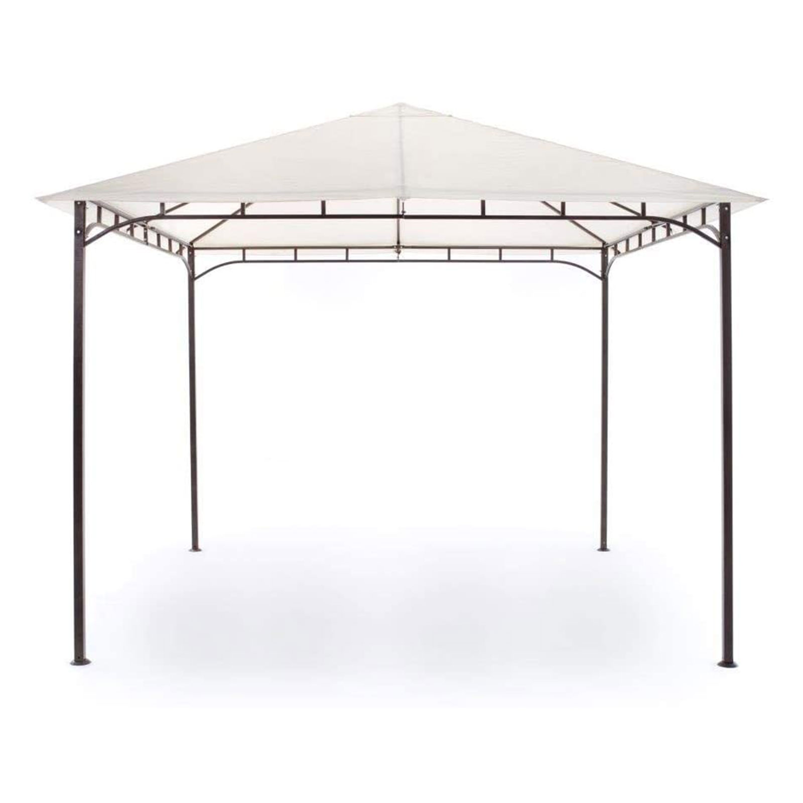 Gazebo-in-ferro-Rodi-3x4-m-beige-My-Garden Gazebo in ferro Rodi 3x4 m beige My Garden