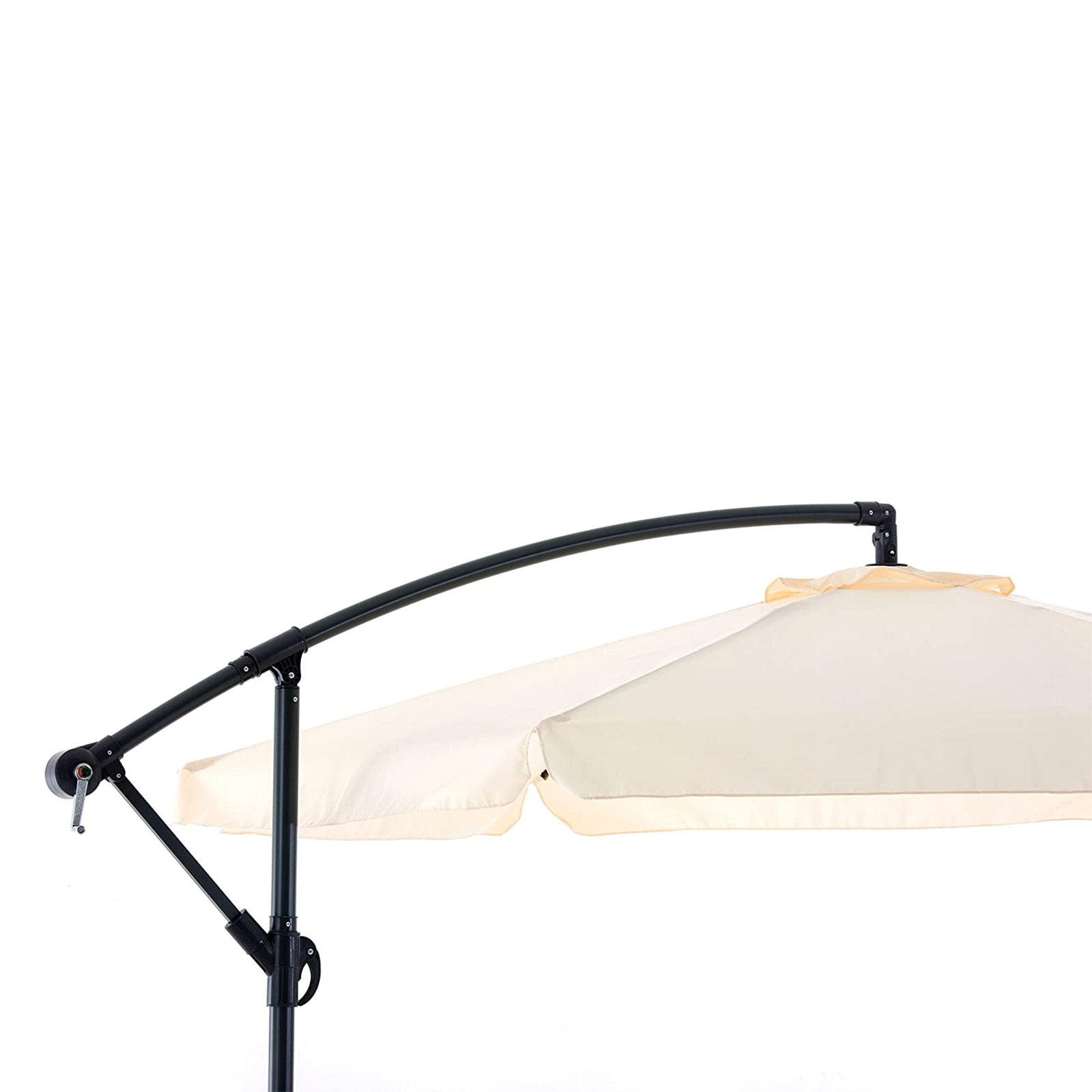 Ombrellone-da-giardino-retrattile-Luna-rotondo-3-m-Ecrù-My-Garden-dettaglio Ombrellone da giardino retrattile Luna rotondo 3 m Ecrù My Garden