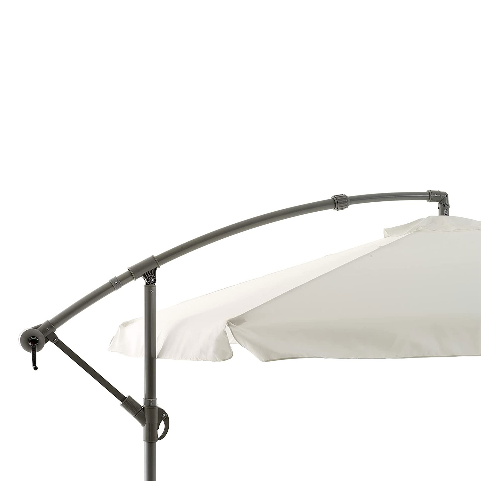 Ombrellone-da-giardino-retrattile-Luna-rotondo-3-m-bianco-My-Garden-dettaglio Ombrellone da giardino retrattile Luna rotondo 3 m bianco My Garden