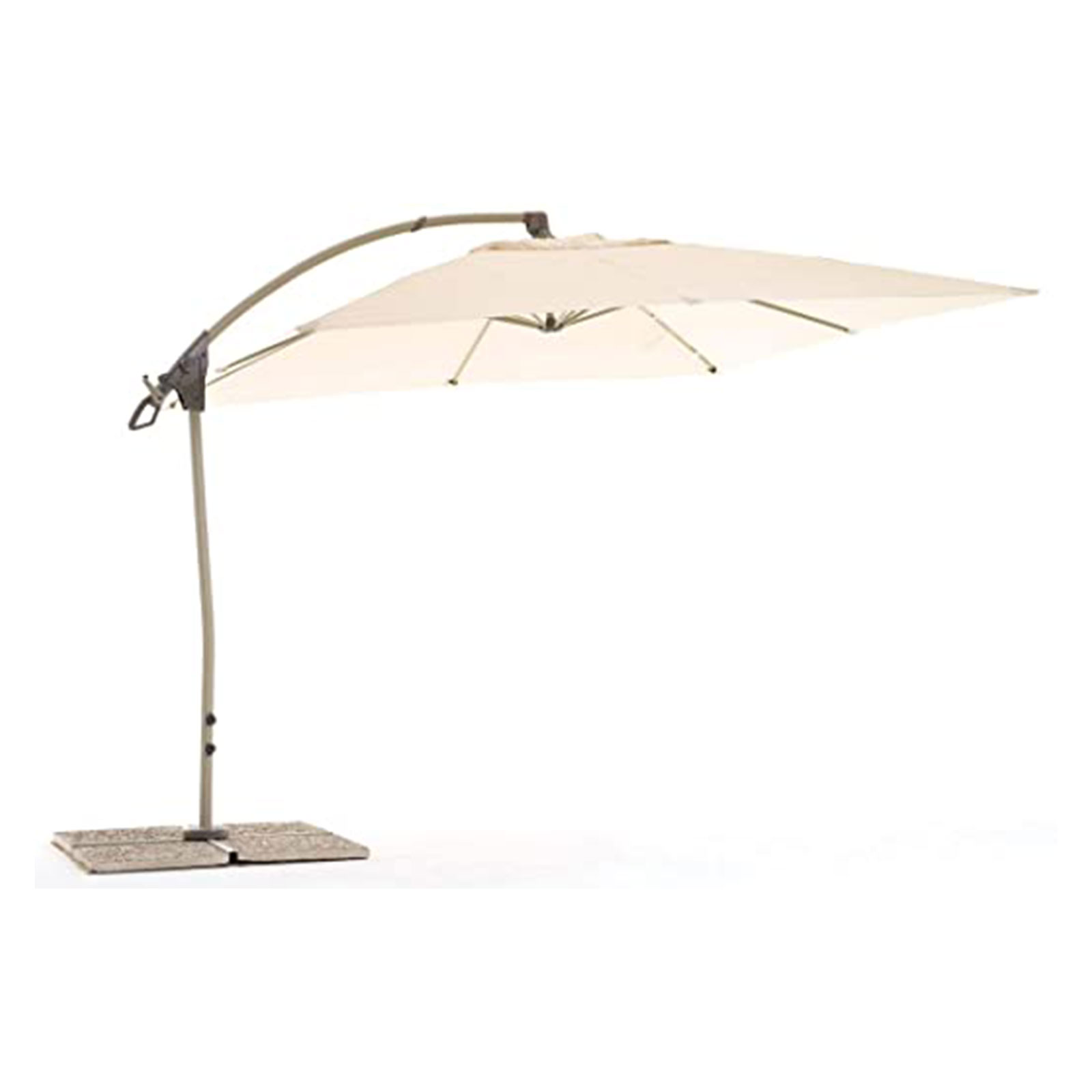 Ombrellone-da-giardino-retrattile-Suitset-3x3-m-sabbia-My-Garden Ombrellone da giardino retrattile Suitset 3x3 m sabbia My Garden