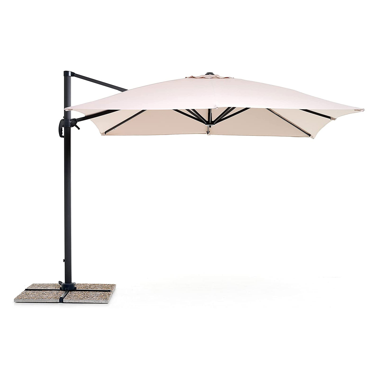 Ombrellone-da-giardino-retrattile-Verso-3x3-m-Ecrù-ifuoricasa Ombrellone da giardino retrattile Verso 3x3 m Ecrù ifuoricasa