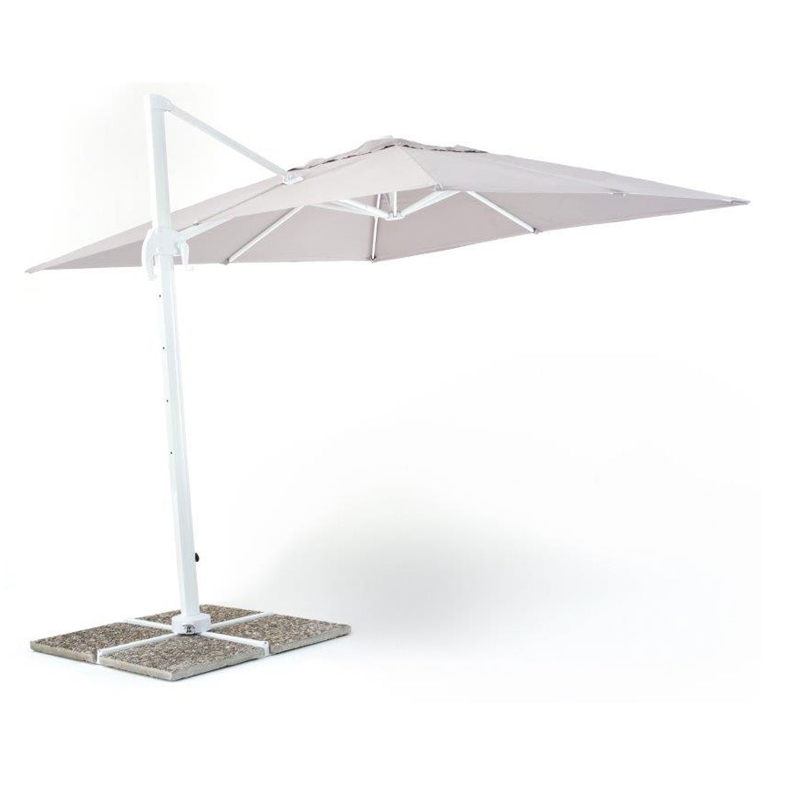 Ombrellone-da-giardino-retrattile-Verso-3x3-m-Grigio-ifuoricasa Ombrellone da giardino retrattile Verso 3x3 m Grigio ifuoricasa