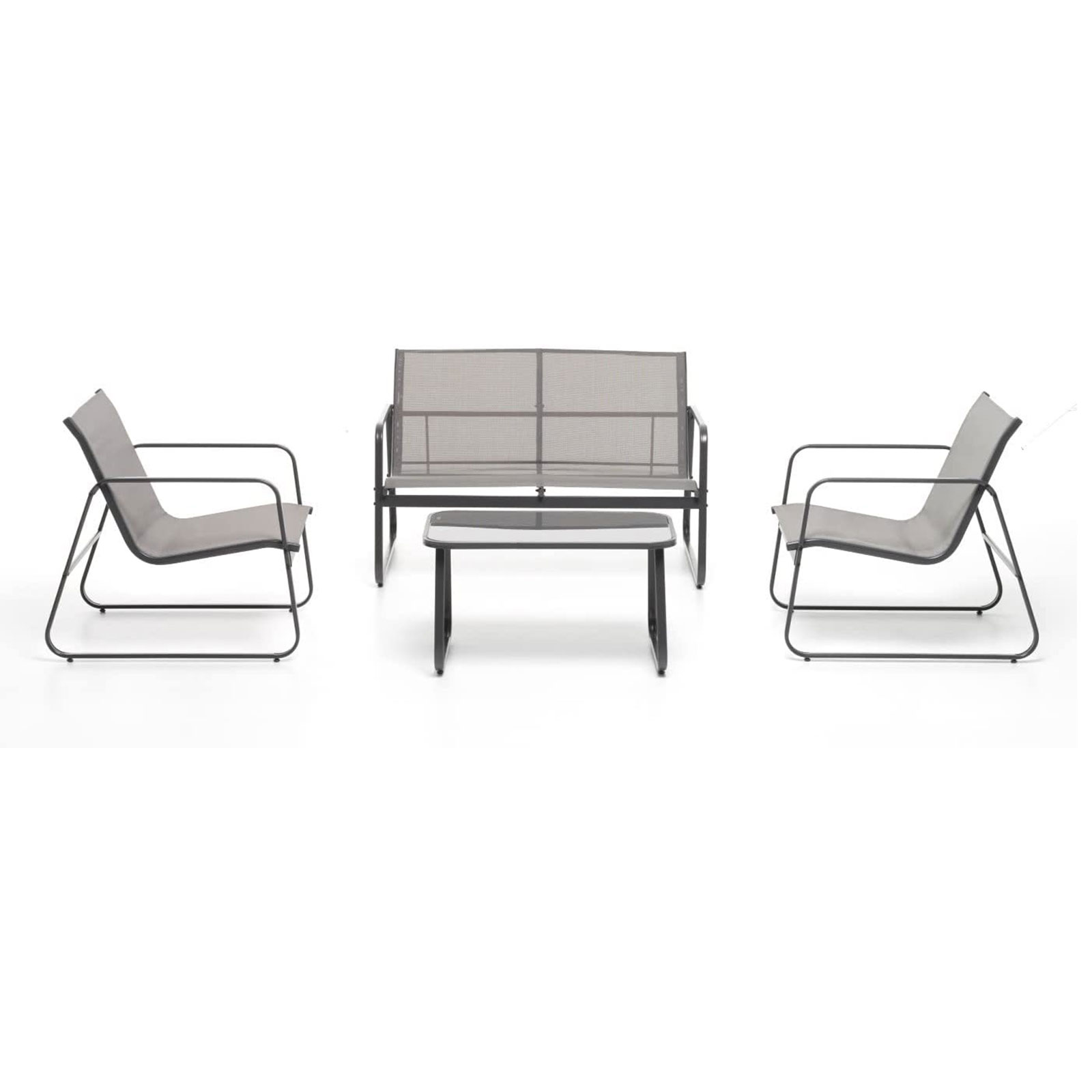 Set-salottino-da-giardino-4-posti-Jask-antracite-My-Garden Set salottino da giardino 4 posti Jask antracite My Garden