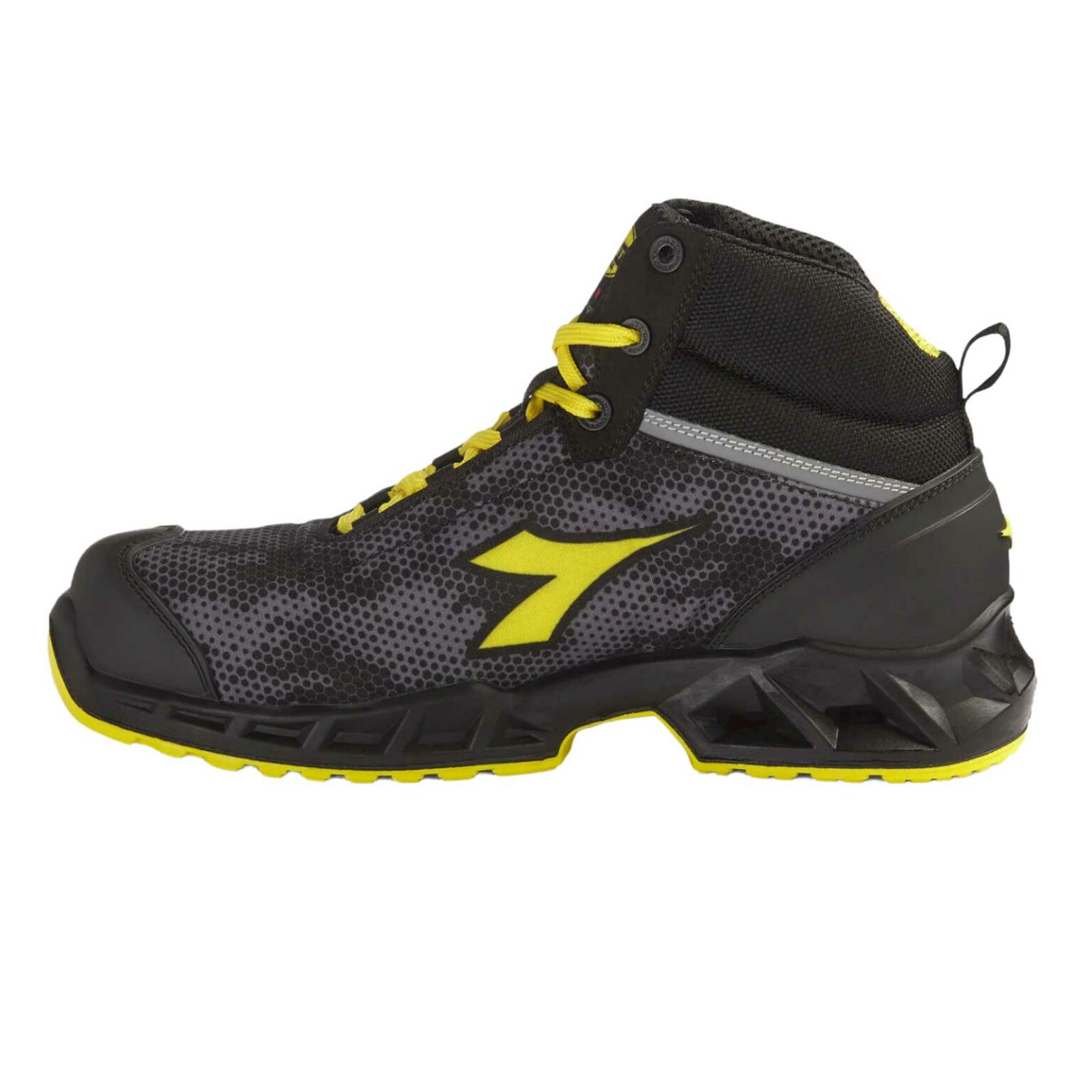 UTILITY DIADORA Ducati Shark Engine S3S - Scarpe Antinfortunistiche Uomo, Nero/Rosso, Con Plantare Estraibile