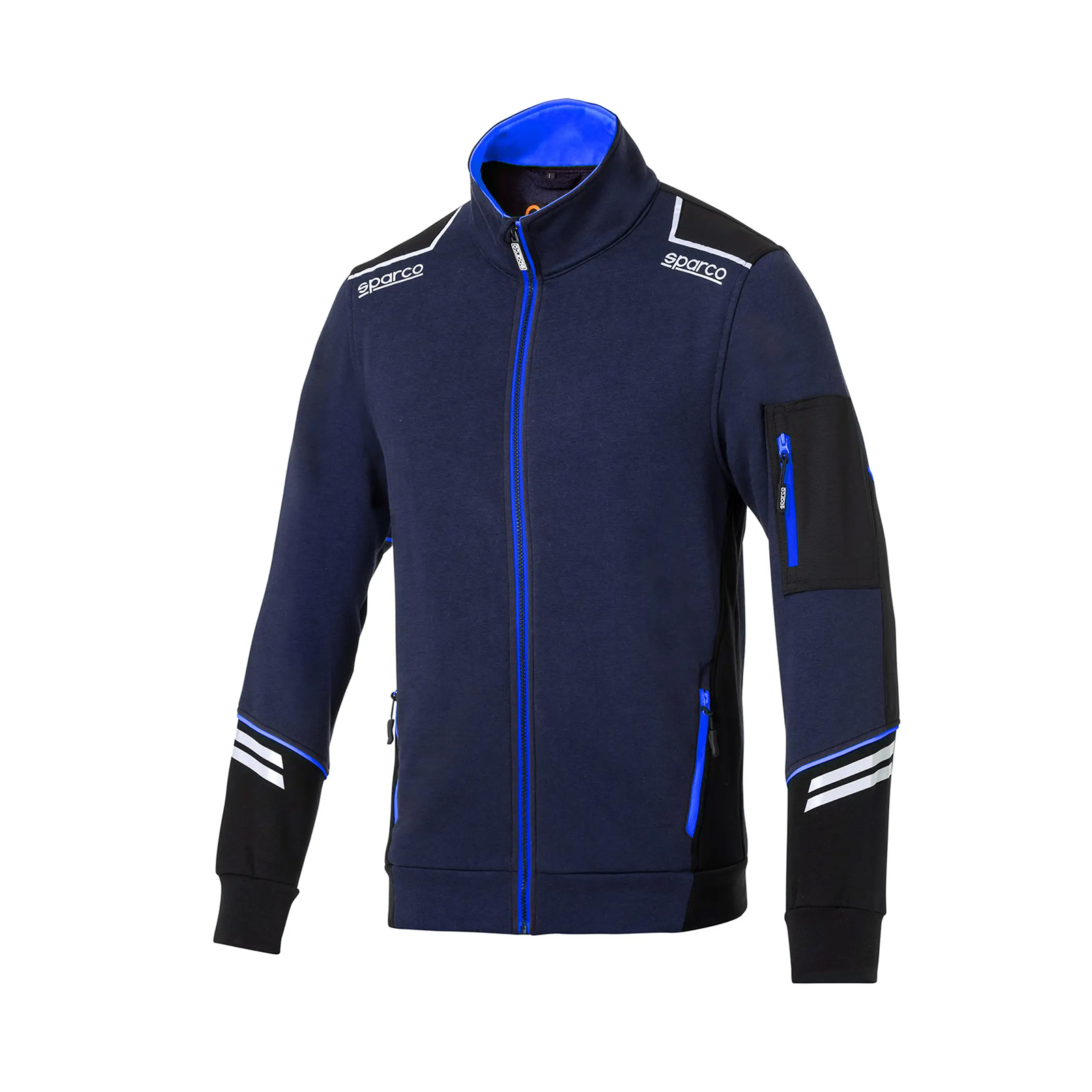 Sparco-Tech-Felpa-full-zip-blue-marine-azzurro