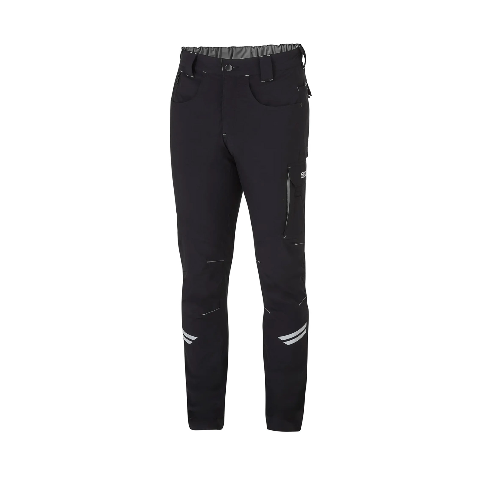 Sparco-Tech-Light-Pantaloni-nero-grigio-scuro