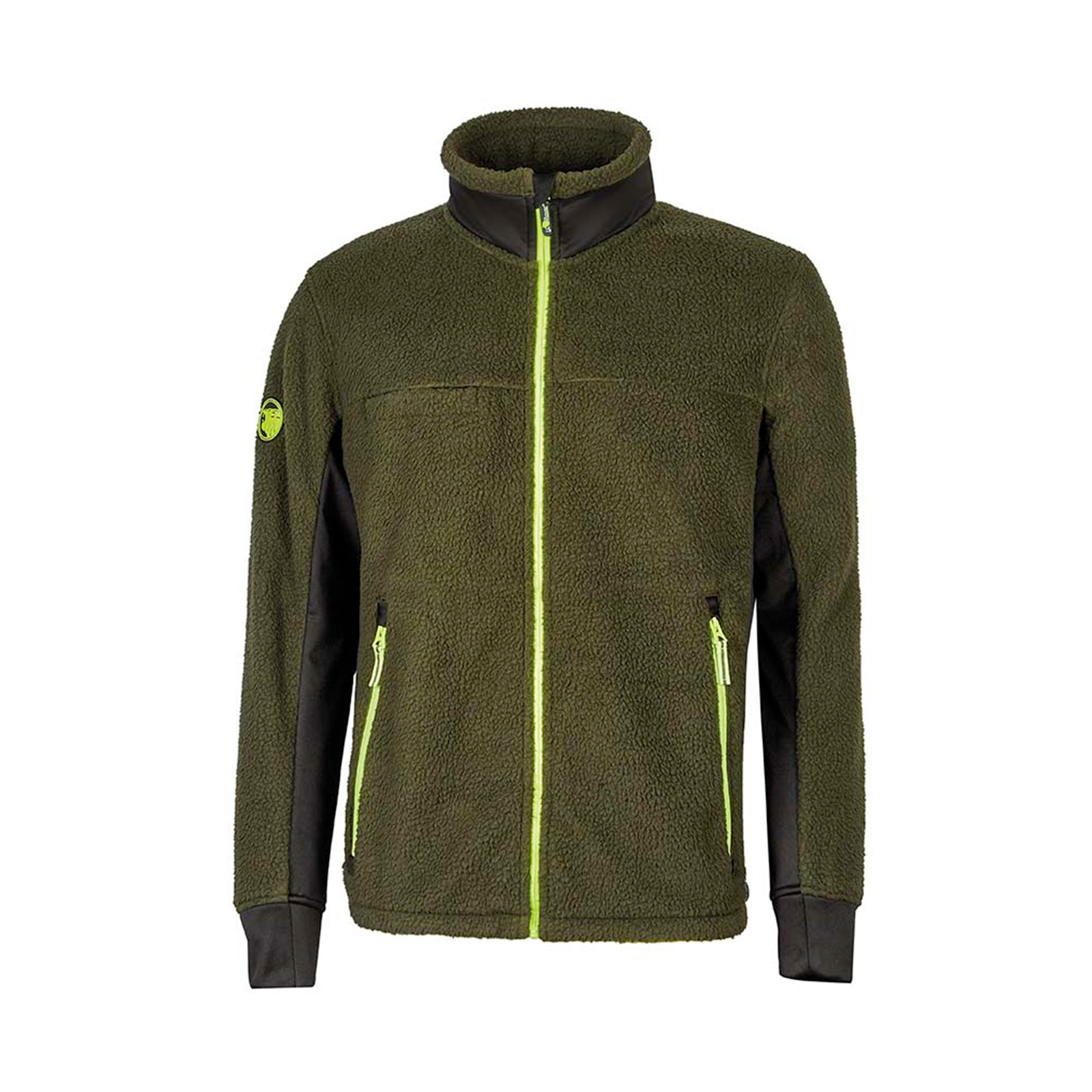 U-Power-Felpa-in-pile-Bark,-Dark-Green_01