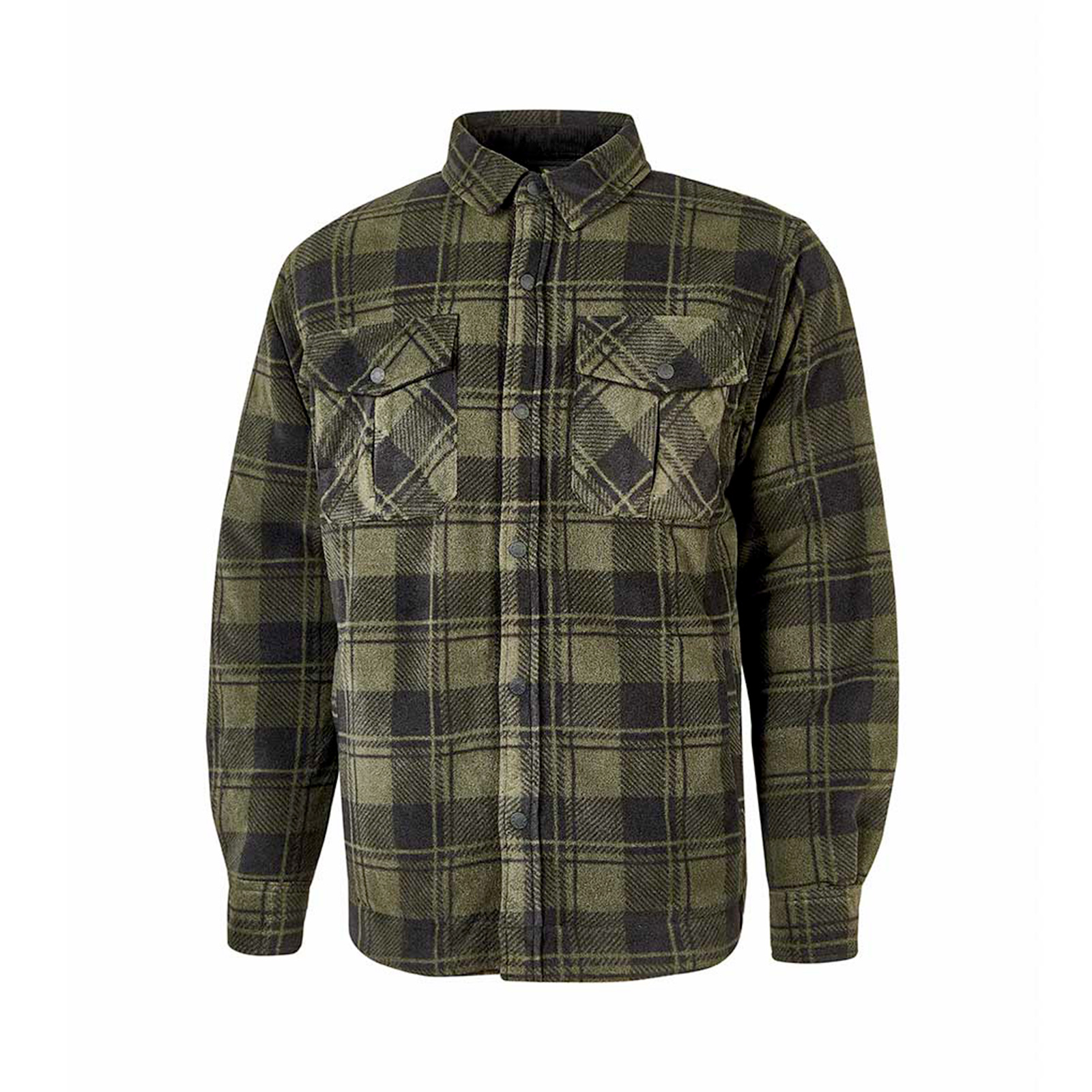 U-Power-Willow-Camicia-in-Pile,-Dark-Green_01