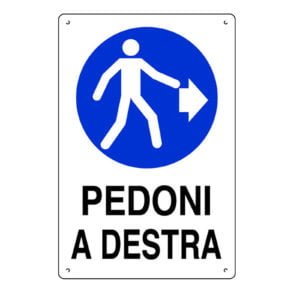 Cartello PVC adesivo Ponteggio in allestimento non praticabile