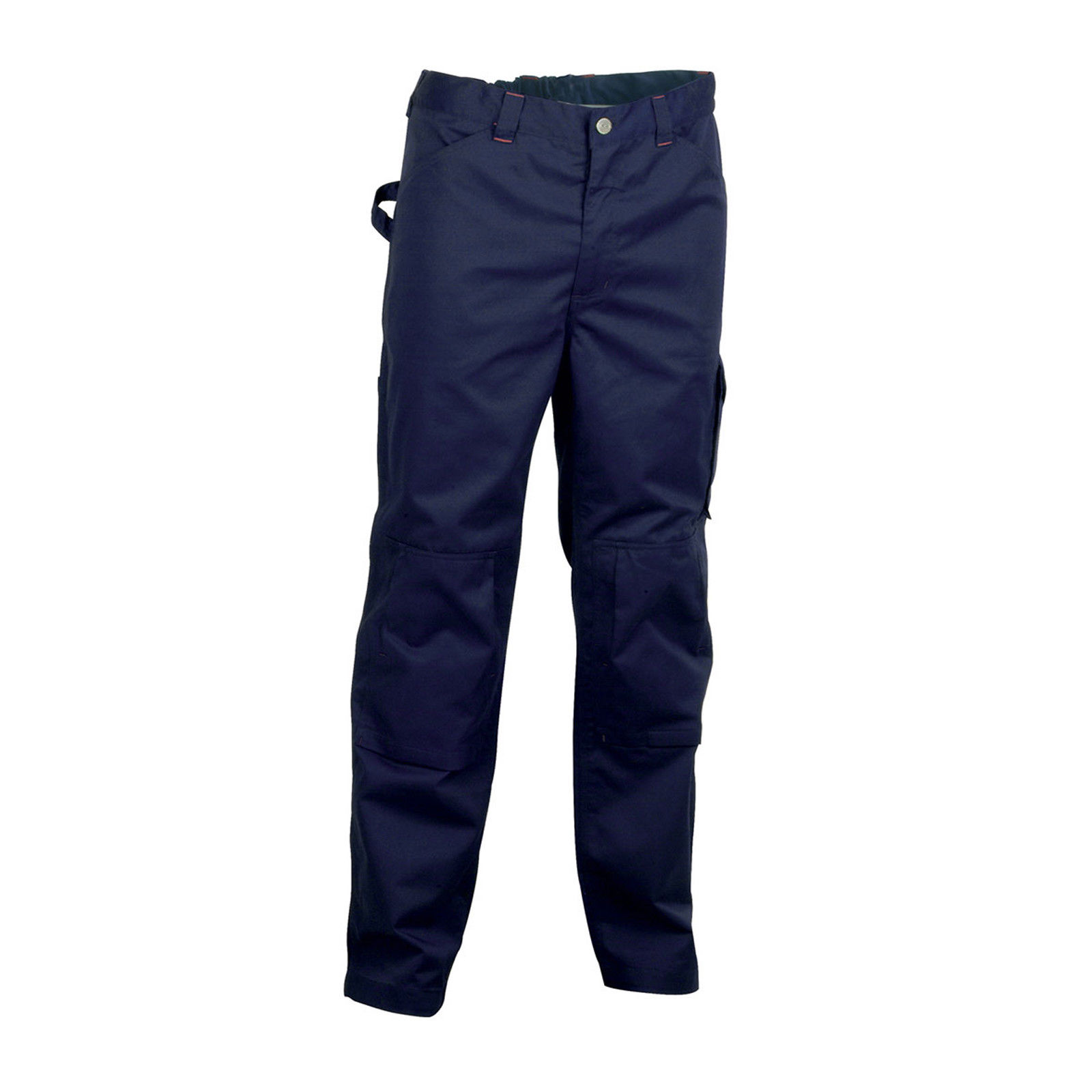 Cofra Sousse Pantaloni da lavoro in cotone con ginocchiera, blu - Brico Sky